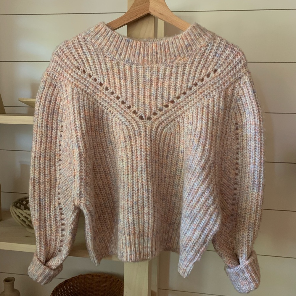 Topshop Knit Cropped Sweater
